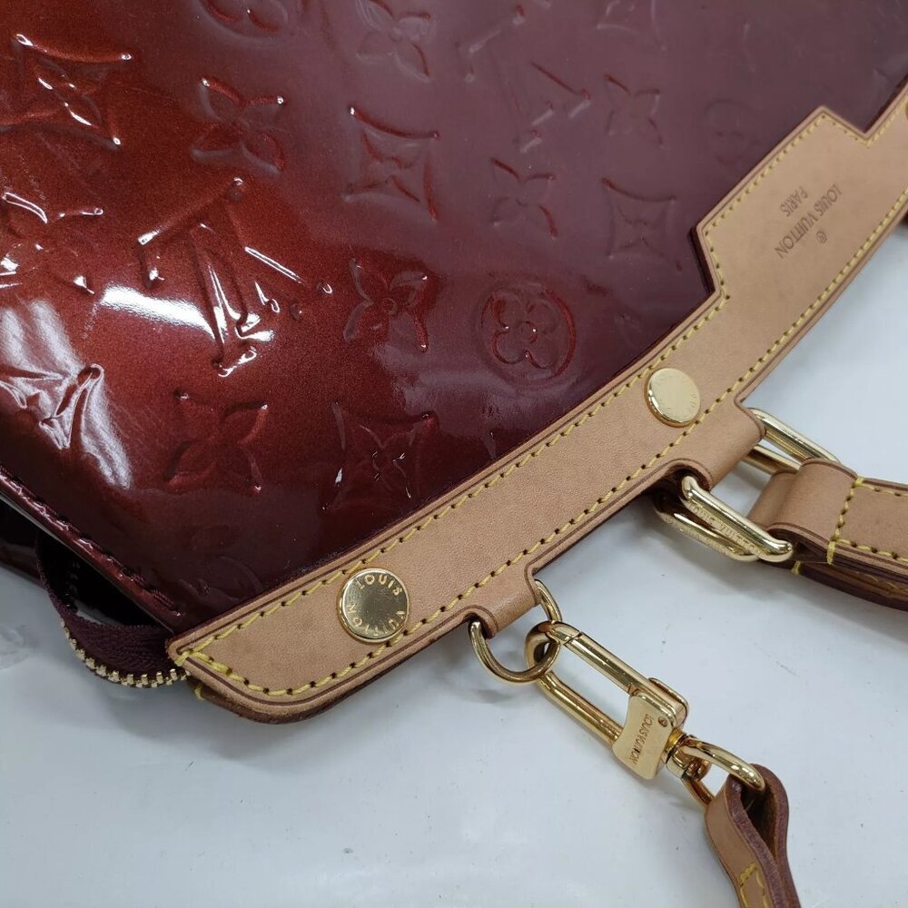 100% Authentic Louis Vuitton GM Brown Vernis Hand Bag 2902852 455-121924 - Picture 5 of 16